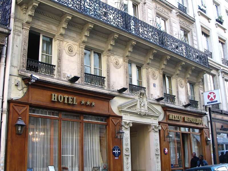 Hotel Meslay Republique Paris Exterior foto