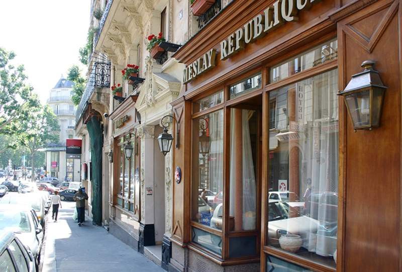 Hotel Meslay Republique Paris Exterior foto