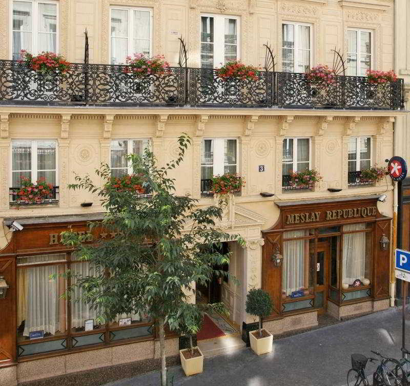 Hotel Meslay Republique Paris Exterior foto